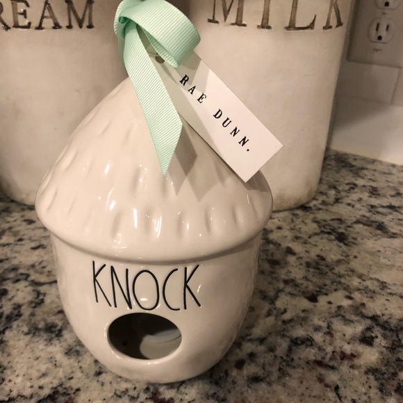 Rae Dunn KNOCK birdhouse - Picture 1 of 5